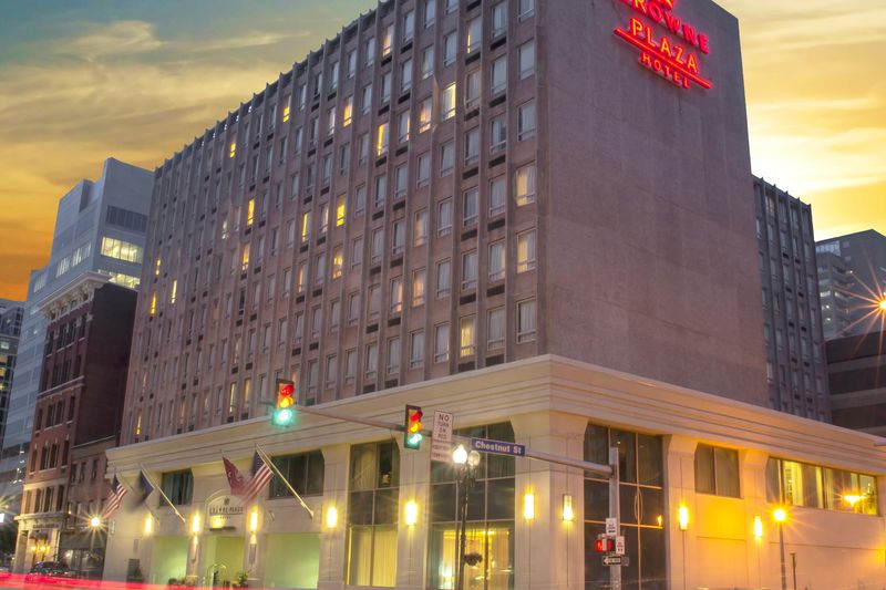 Crowne Plaza Hotel Harrisburg, the site of the 2023 NFB of PA State Convention.